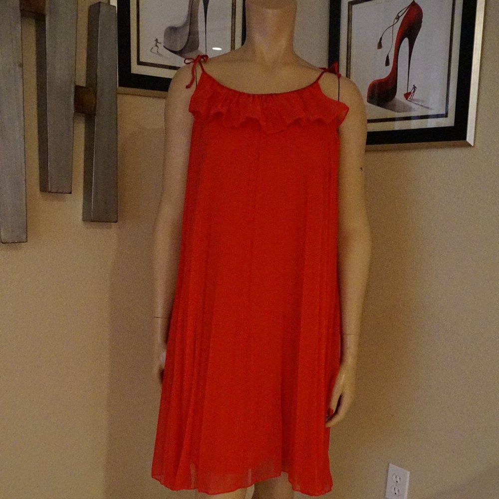 Vintage Amazing Rocking Red pin-up girl Van Raalte